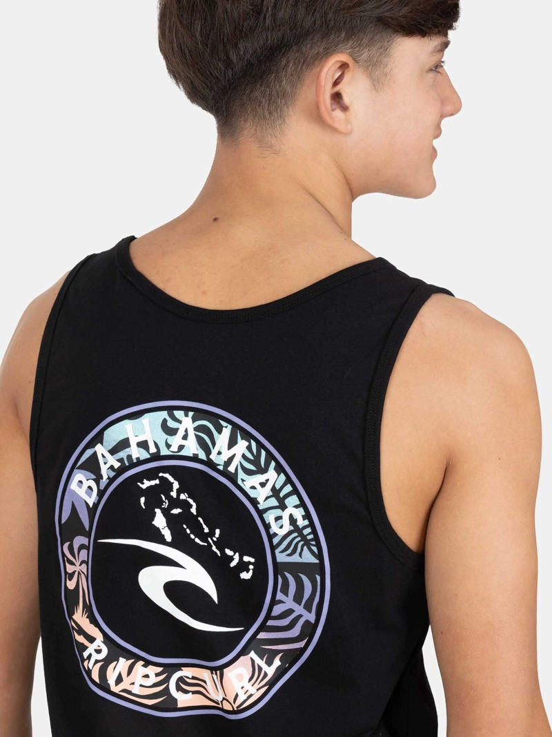 POLERA SM BREEZEPATH NEGRO INFANTIL RIP CURL - 3