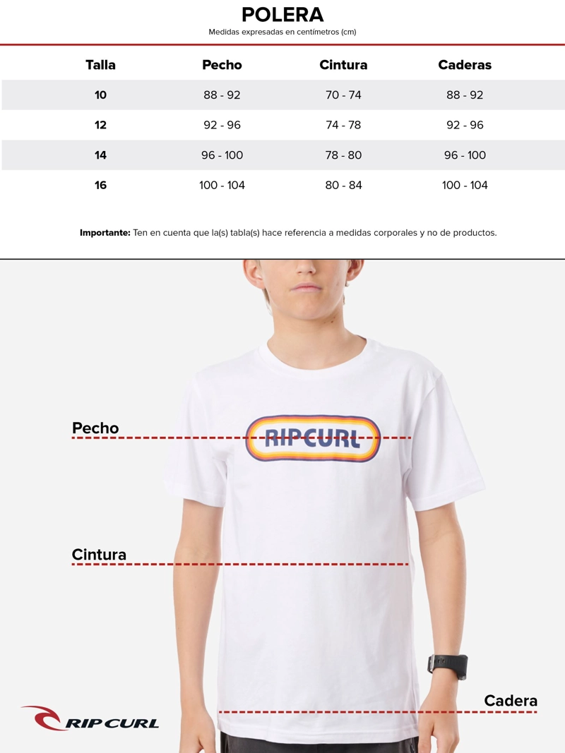 POLERA SM BREEZEPATH NEGRO INFANTIL RIP CURL - 5