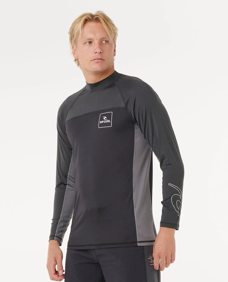 POLERA UVP SUNSETRA NEGRO HOMBRE RIP CURL - 2