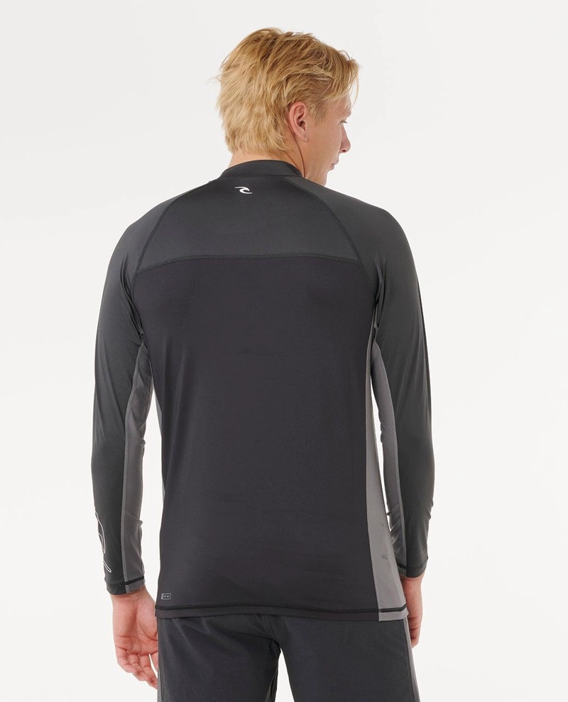 POLERA UVP SUNSETRA NEGRO HOMBRE RIP CURL - 3