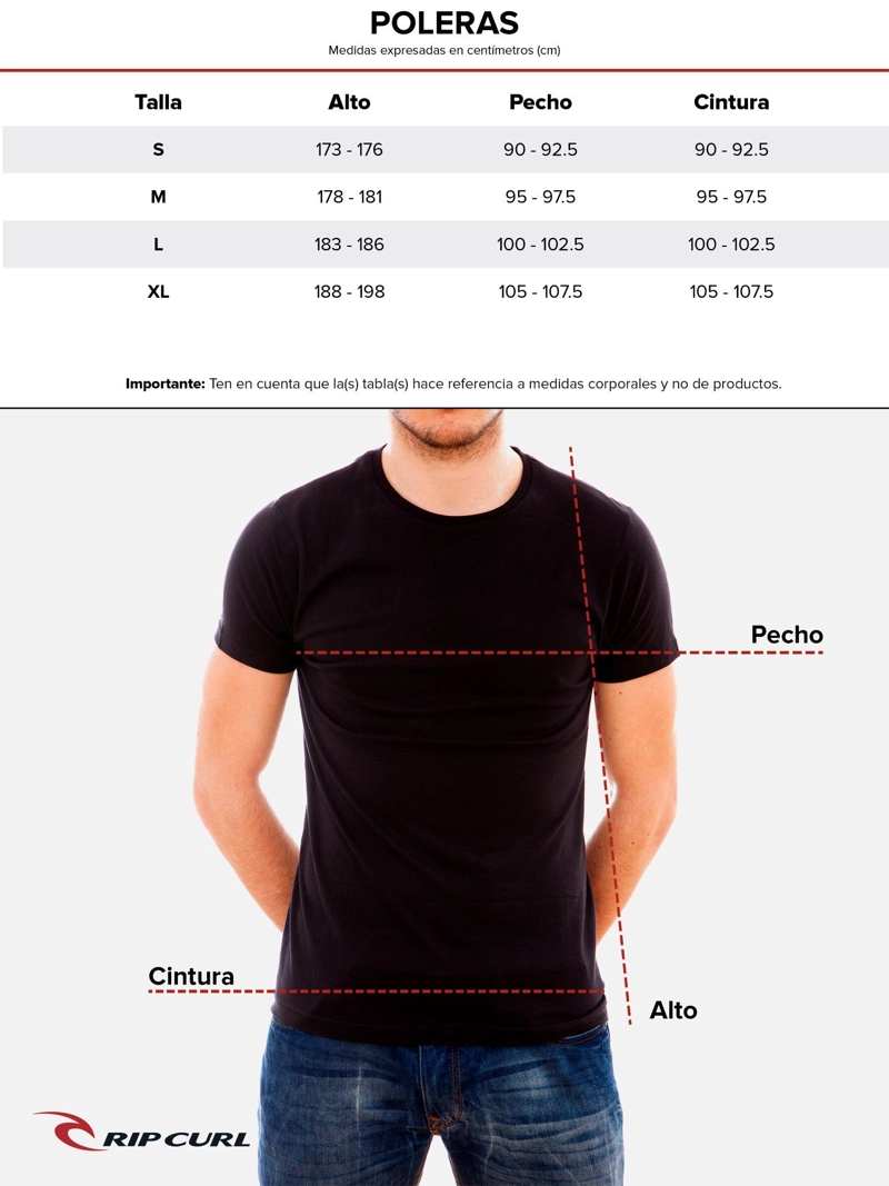 POLERA UVP WINDTRIP NEGRO HOMBRE RIP CURL - 5