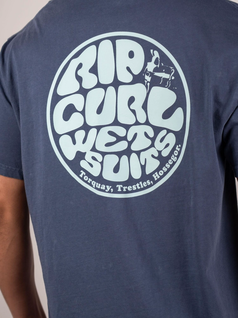 POLERA MC PADDLE AZUL HOMBRE RIP CURL - 1