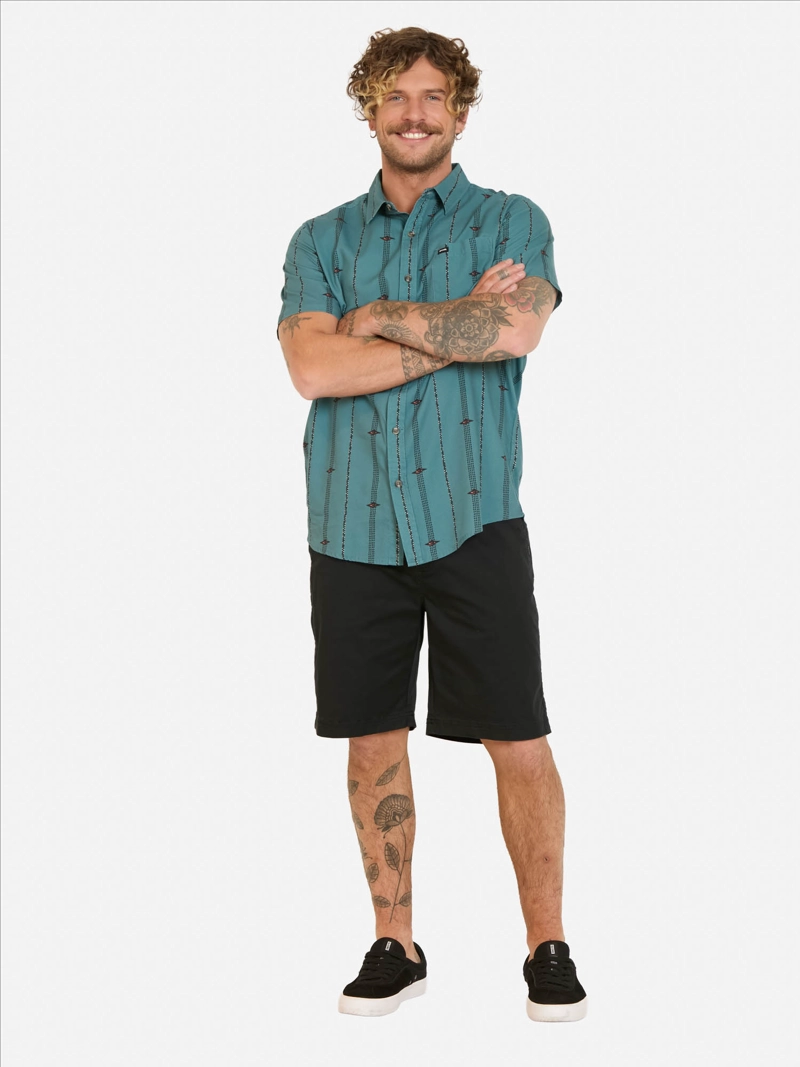 BERMUDA SURFPEAK EN COLOR NEGRO  HOMBRE RIP CURL - 4