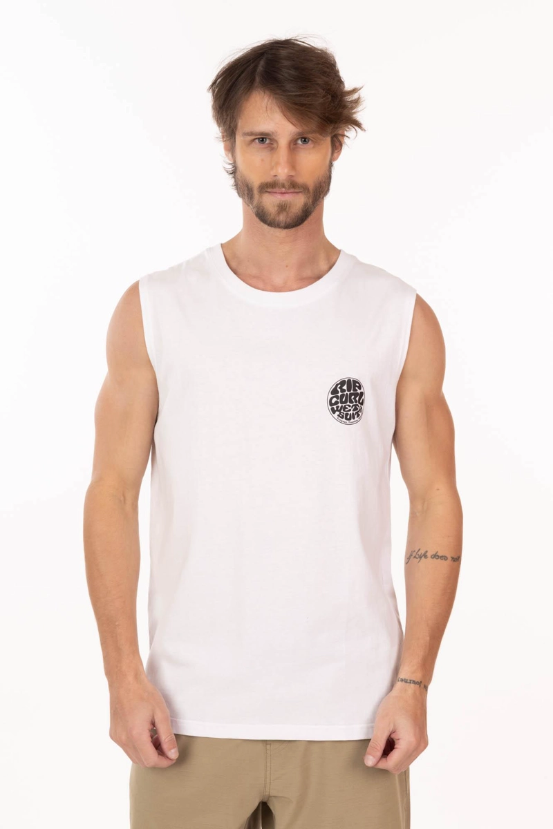 POLERA SM REEFCREST BLANCO HOMBRE RIP CURL - 1