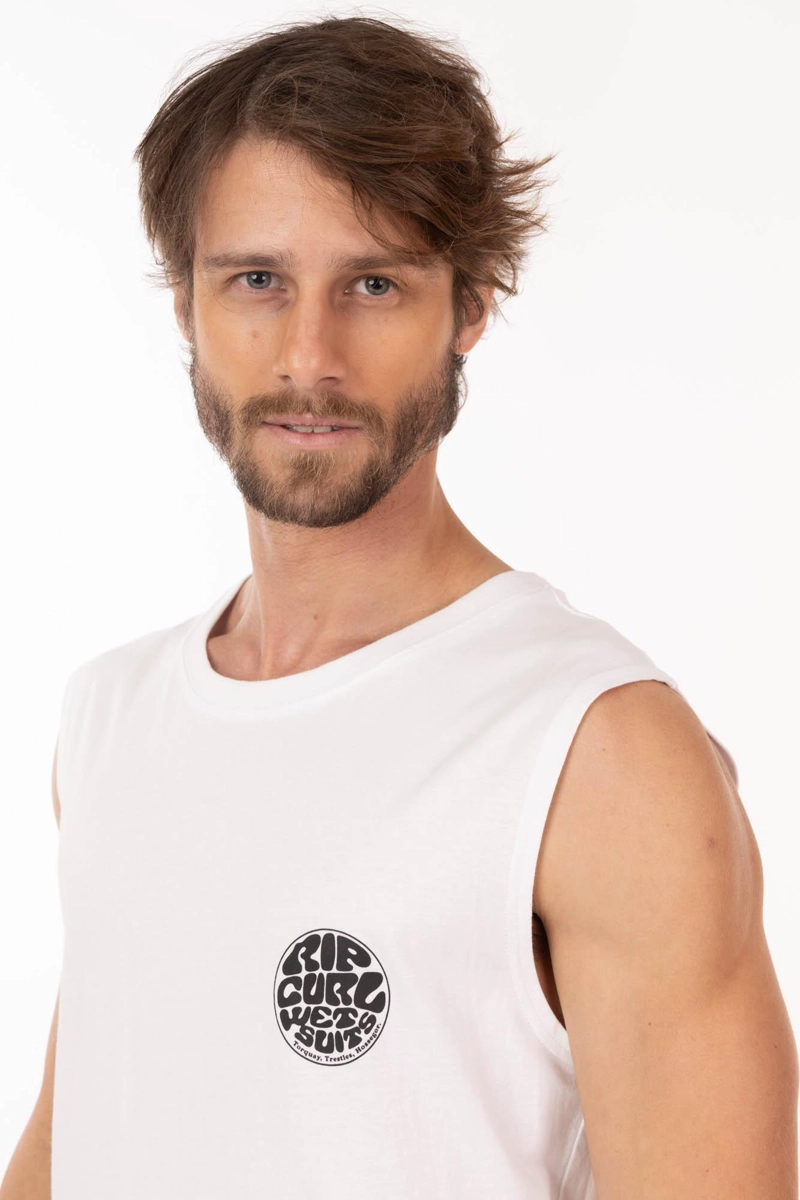 POLERA SM REEFCREST BLANCO HOMBRE RIP CURL - 3