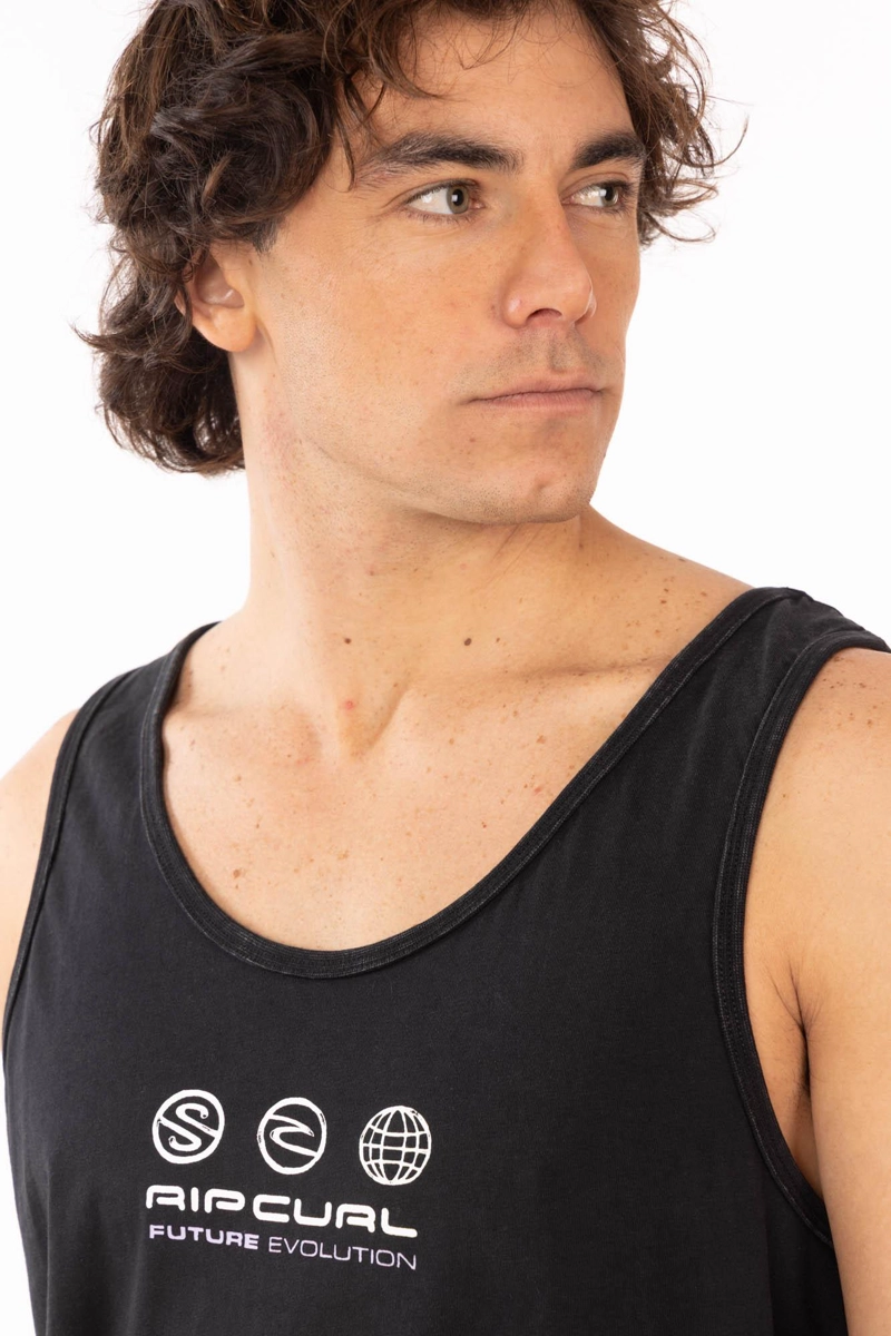 POLERA SM CLOUDCREST NEGRO HOMBRE RIP CURL - 3