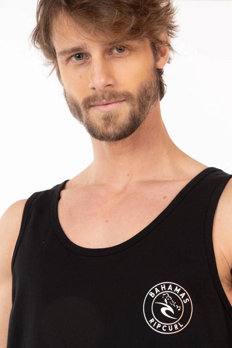 POLERA SM SUNCREST NEGRO HOMBRE RIP CURL - 3