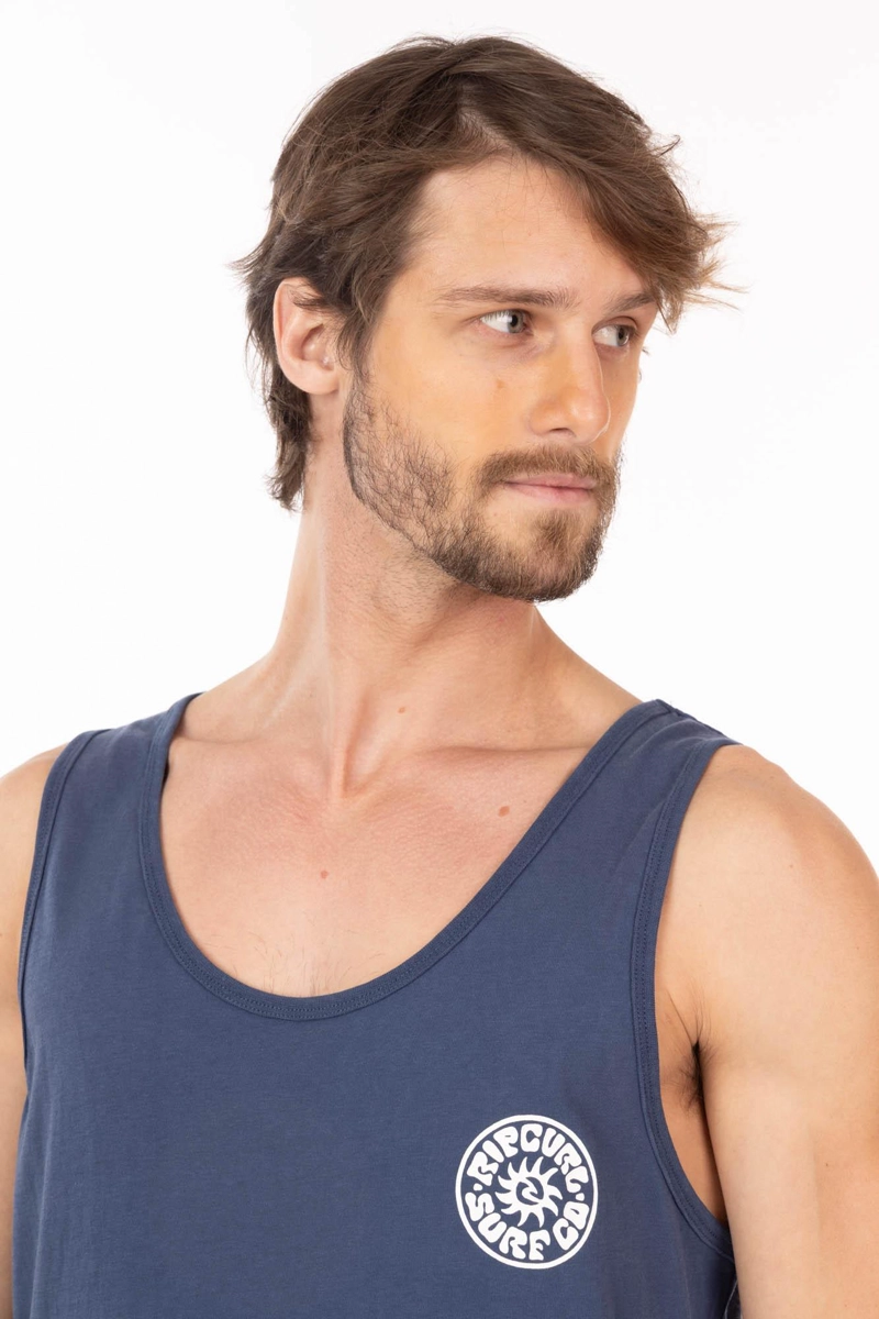 POLERA SM SEAWAY AZUL HOMBRE RIP CURL - 3