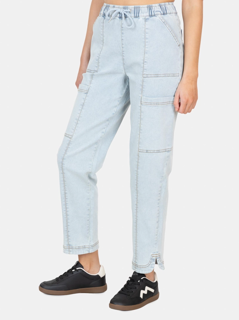 PANTALON JEANS AQUA CELESTE MUJER RIP CURL - 1
