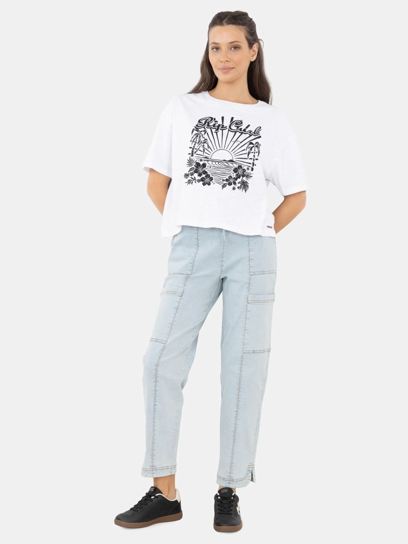 PANTALON JEANS AQUA CELESTE MUJER RIP CURL - 4