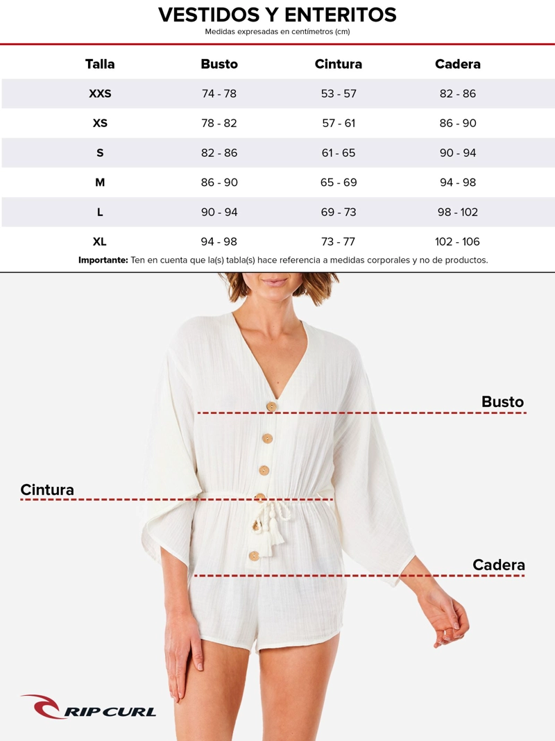 VESTIDO VIBE NEGRO MUJER RIP CURL - 5