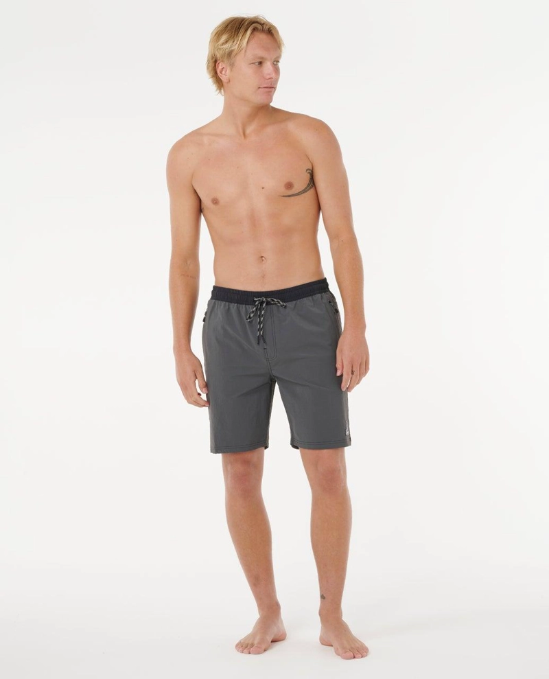 TRAJE DE BAÑO THE SEARCH VOLLEY GRIS HOMBRE RIP CURL - 4