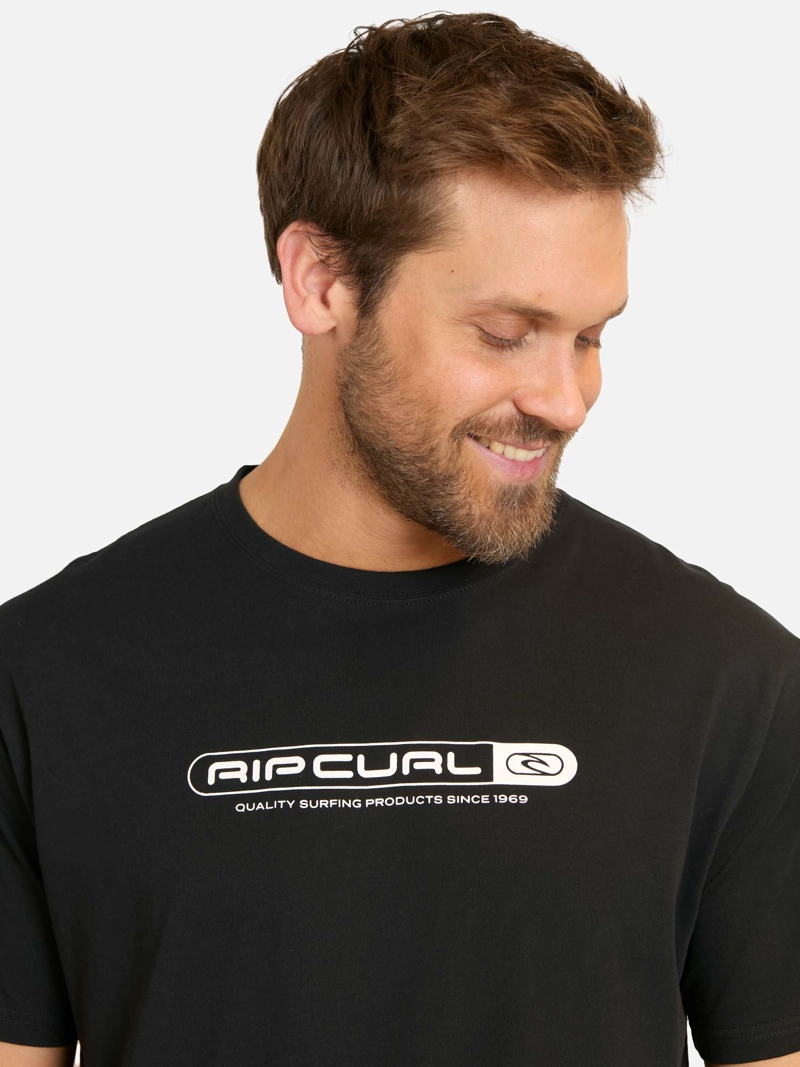 POLERA MC TEST TUBE NEGRO HOMBRE RIP CURL - 3