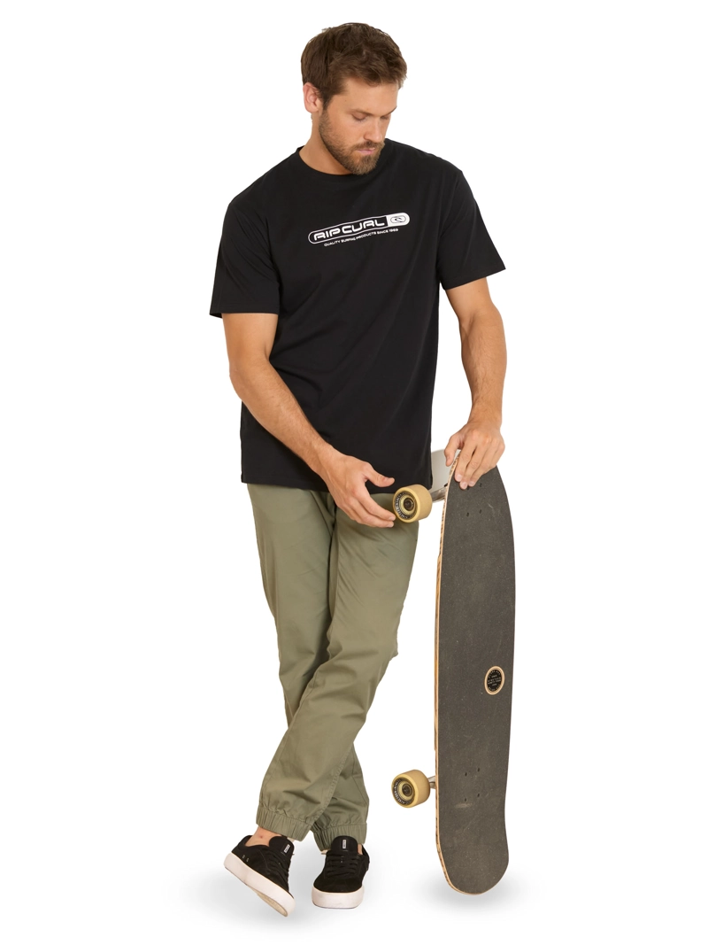 POLERA MC TEST TUBE NEGRO HOMBRE RIP CURL - 4