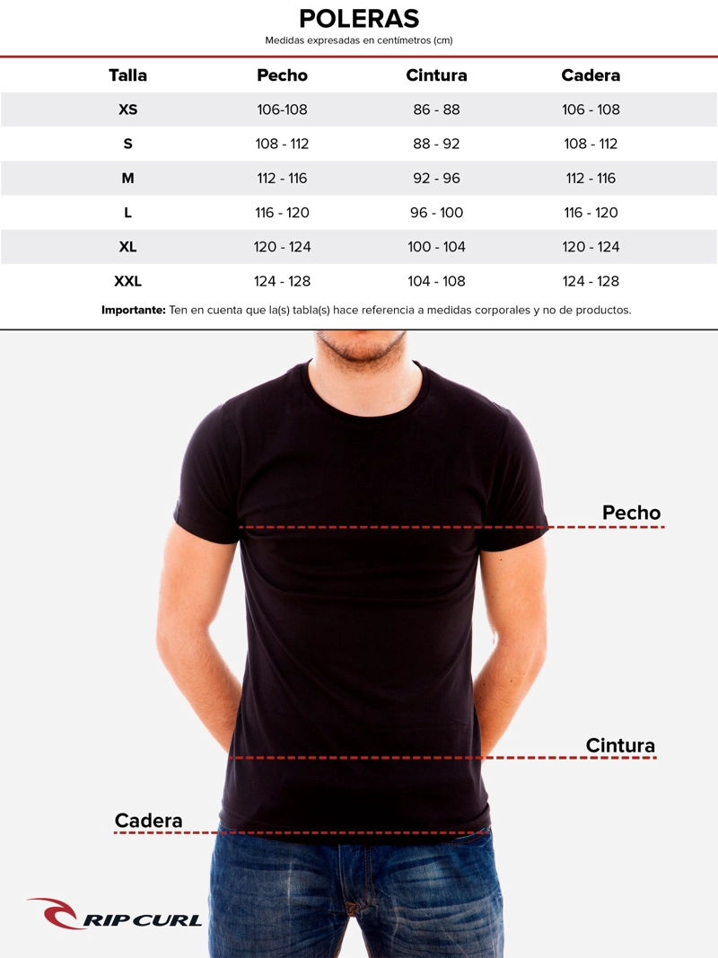POLERA MC COOLTIDE AZUL HOMBRE RIP CURL - 5