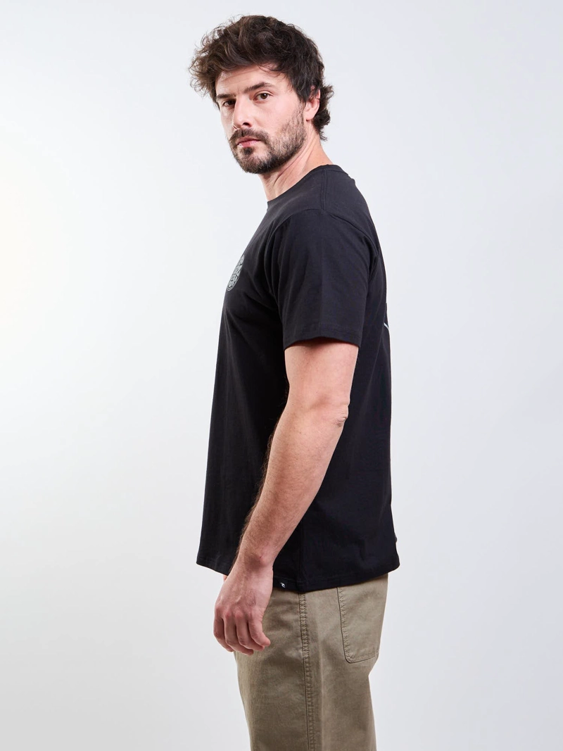 POLERA MC DRIFT NEGRO HOMBRE RIP CURL - 3
