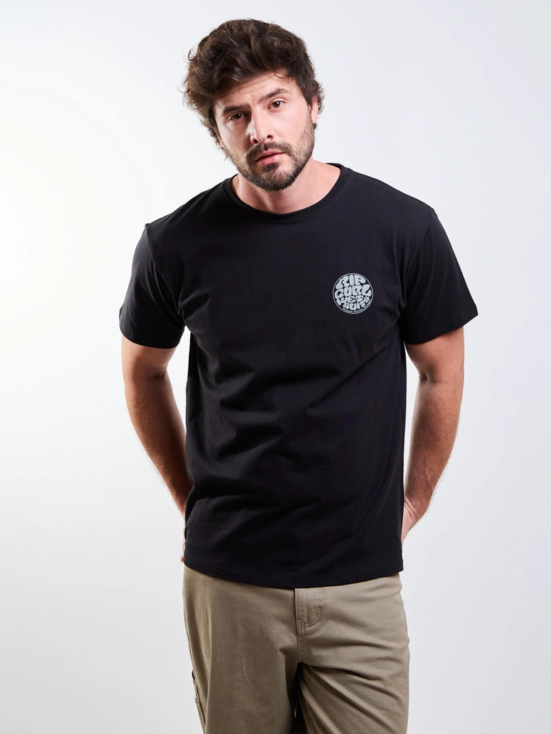 POLERA MC DRIFT NEGRO HOMBRE RIP CURL - 5