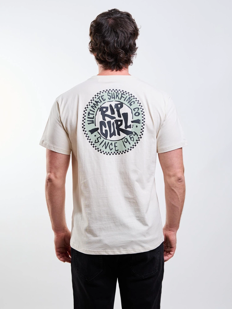 POLERA MC NOMAD BEIGE HOMBRE RIP CURL - 2