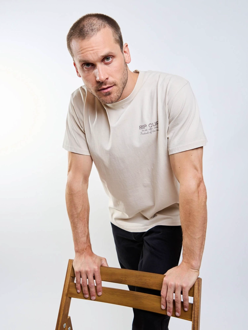 POLERA MC BREEZE BEIGE HOMBRE RIP CURL - 6