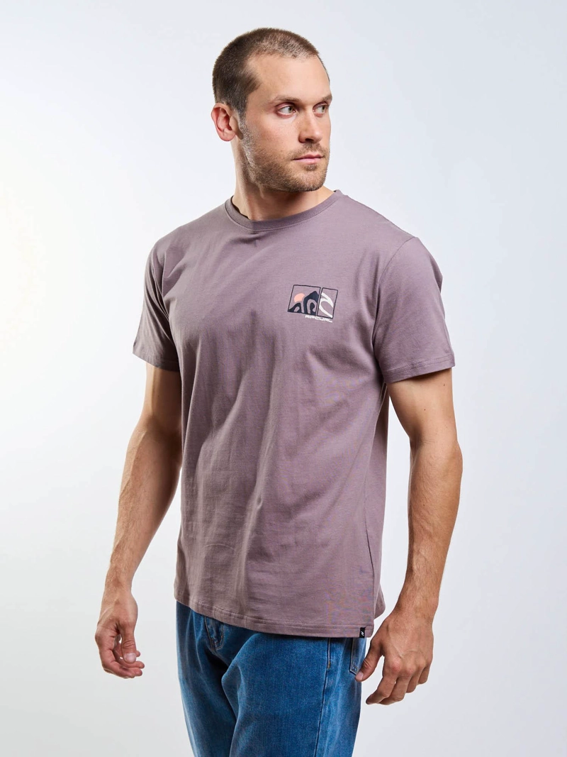 POLERA MC EXPLORER CAFE  HOMBRE RIP CURL - 1