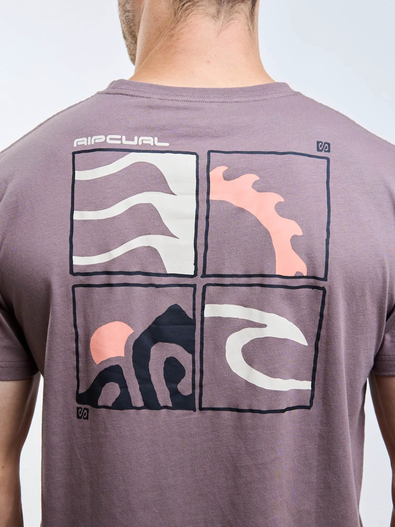 POLERA MC EXPLORER CAFE  HOMBRE RIP CURL - 4