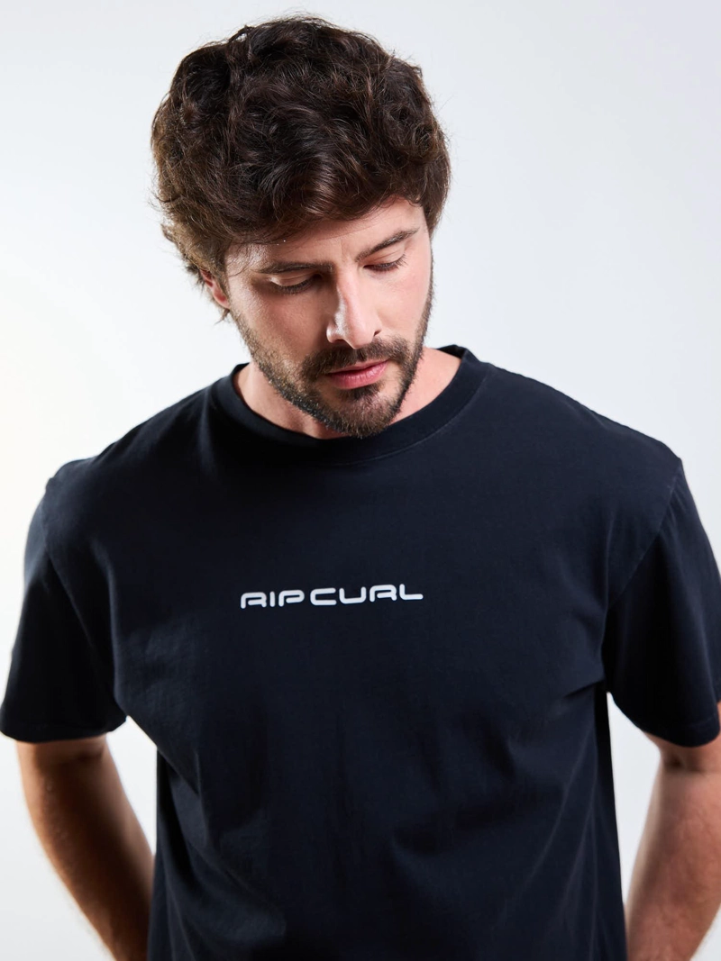 POLERA MC SALT NEGRO HOMBRE RIP CURL - 4