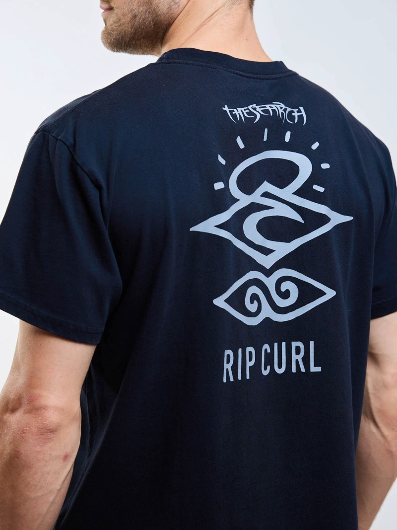 POLERA MC SHORE NEGRO HOMBRE RIP CURL - 4