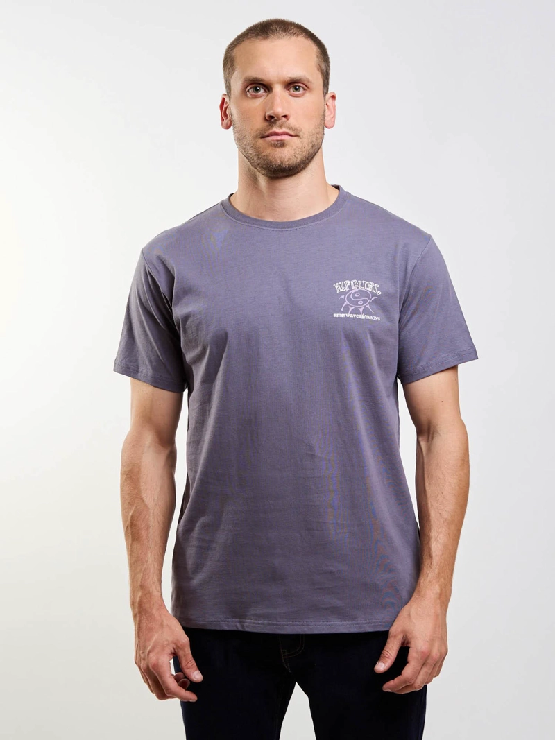 POLERA MC SPIRIT GRIS HOMBRE RIP CURL - 1