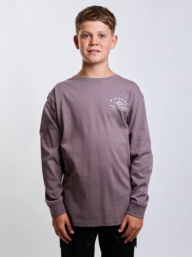 POLERA ML OCEANA CAFE  INFANTIL RIP CURL - 1