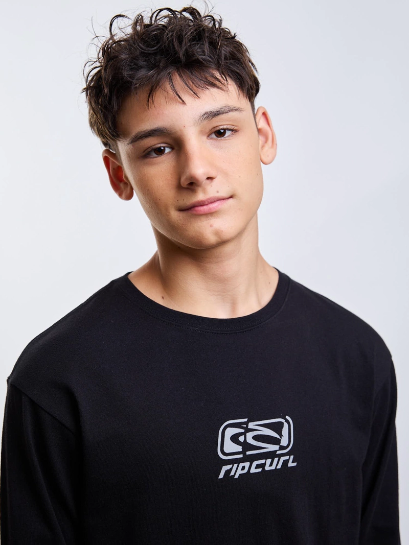 POLERA ML ORIGIN NEGRO INFANTIL RIP CURL - 4