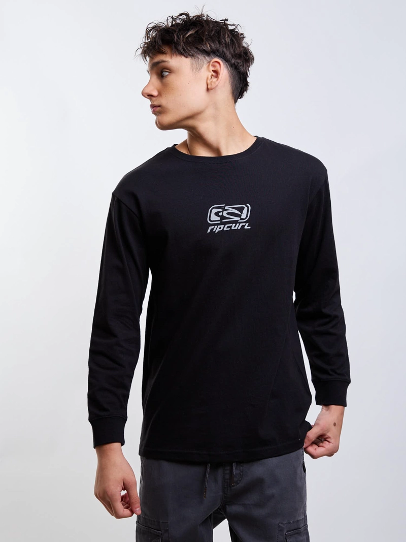 POLERA ML ORIGIN NEGRO INFANTIL RIP CURL - 5