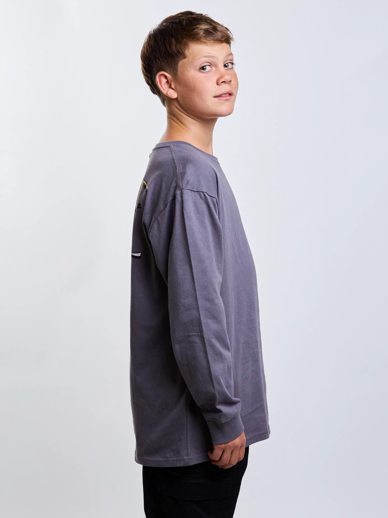 POLERA ML CURRENT GRIS INFANTIL RIP CURL - 3