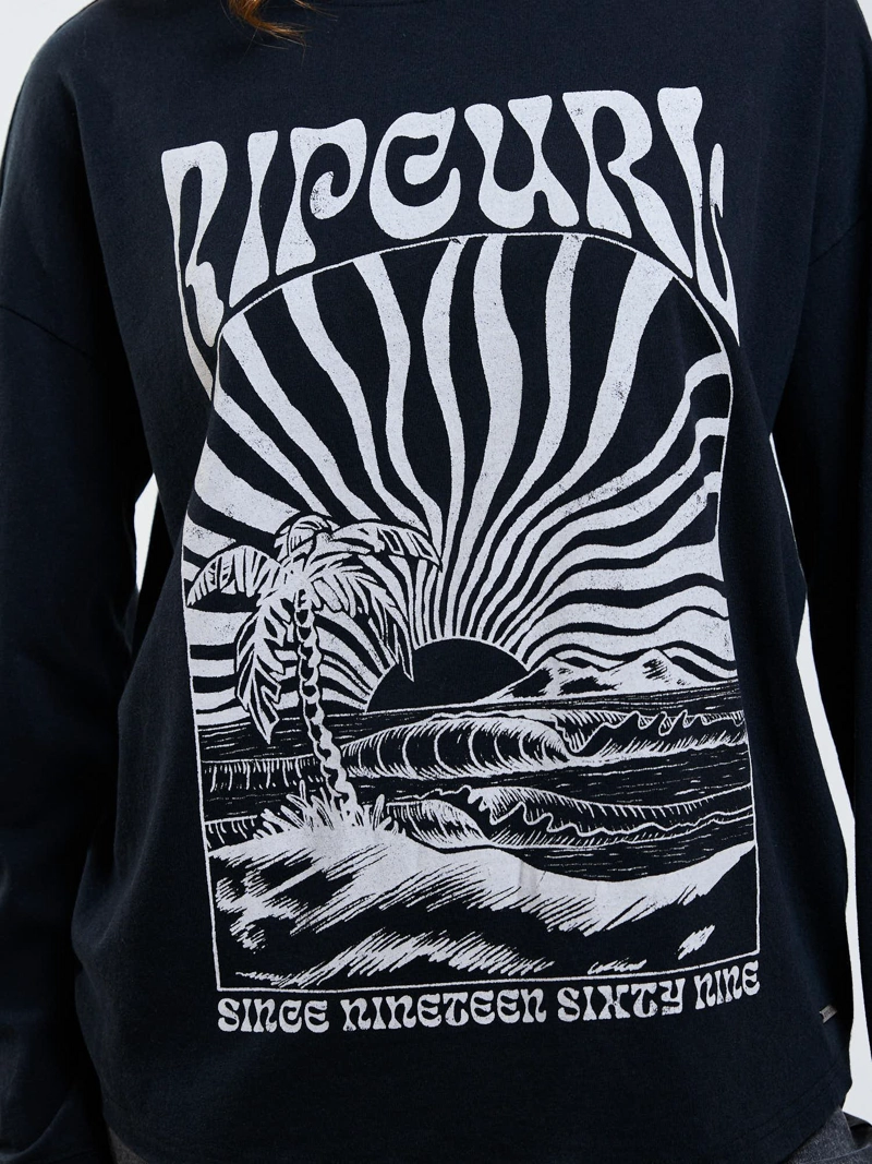 POLERA ML SWELL NEGRO MUJER RIP CURL - 5