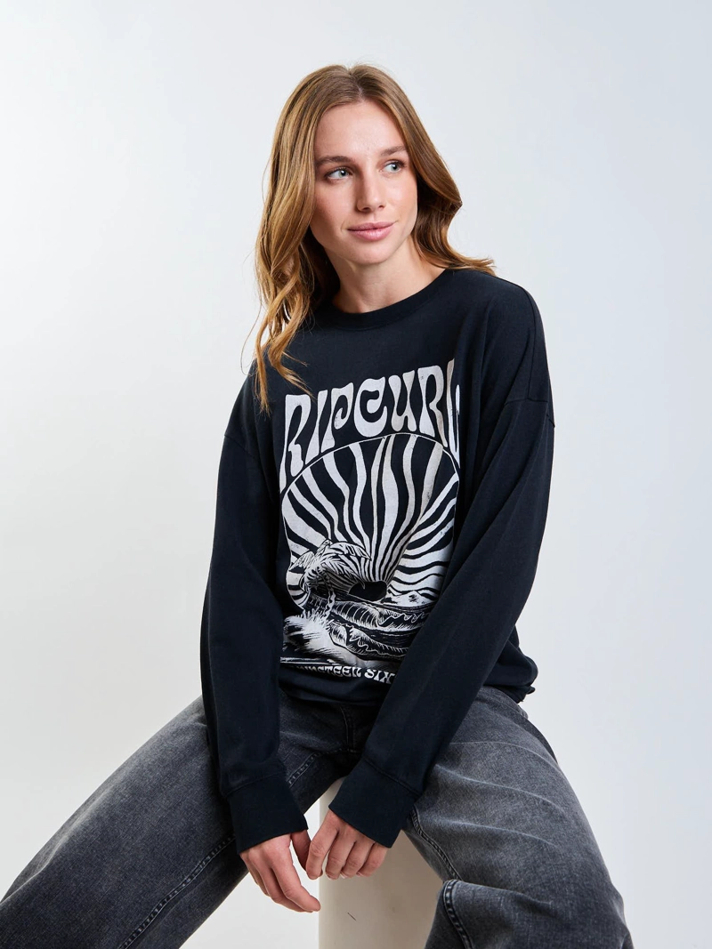 POLERA ML SWELL NEGRO MUJER RIP CURL - 7