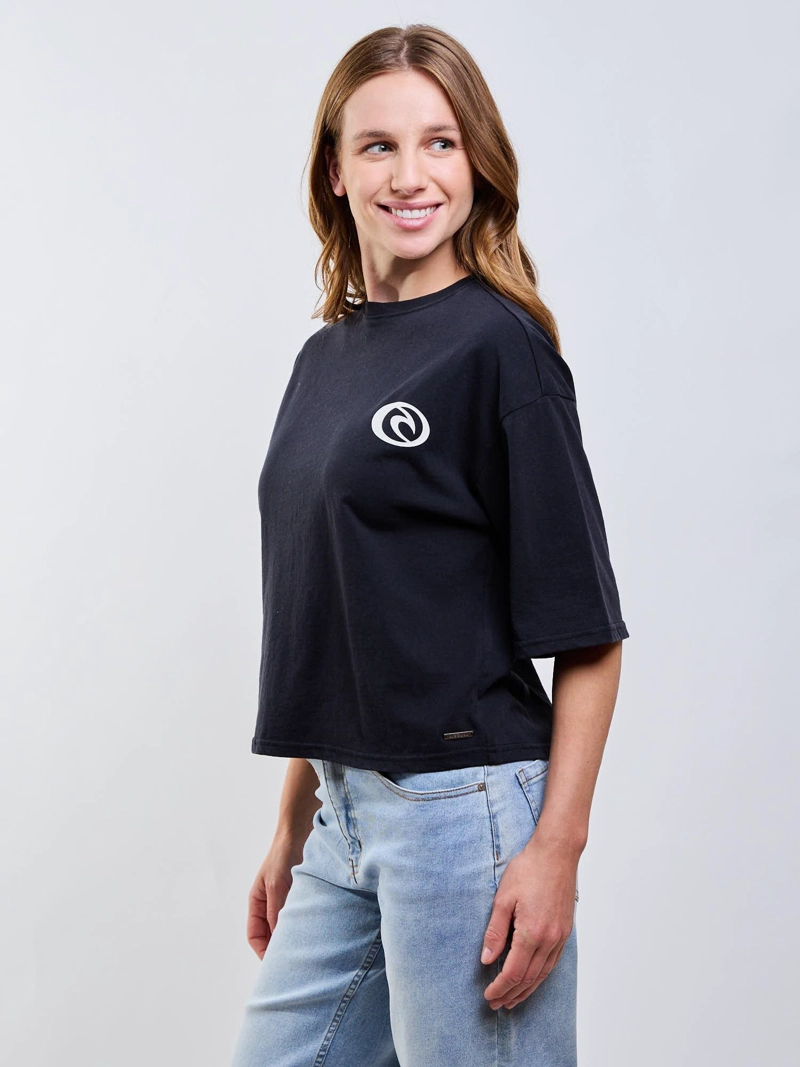 POLERA MC BRISA NEGRO MUJER RIP CURL - 3