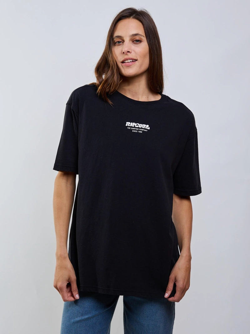 POLERA MC WAVE NEGRO MUJER RIP CURL - 5