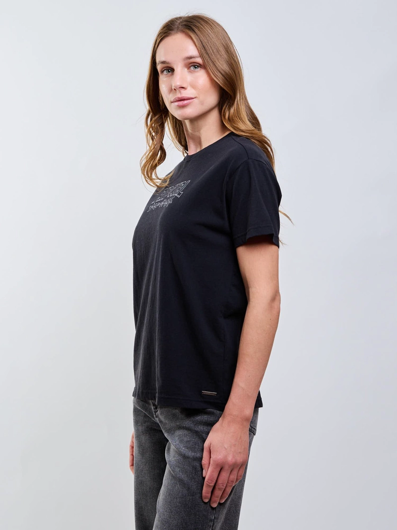 POLERA MC SURFING NEGRO MUJER RIP CURL - 3