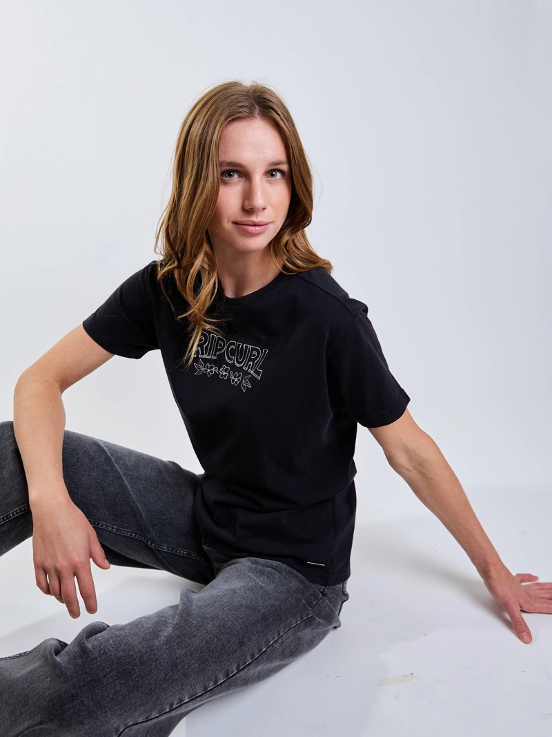 POLERA MC SURFING NEGRO MUJER RIP CURL - 7