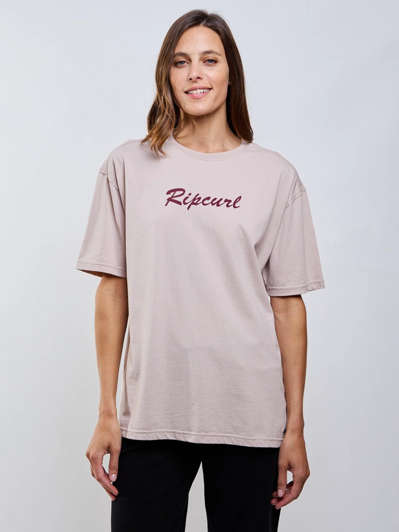 POLERA MC CORAL BEIGE MUJER RIP CURL - 1