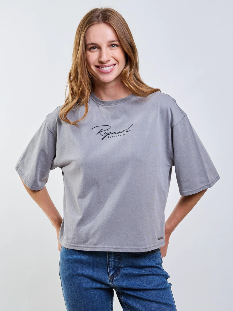 POLERA MC ALOHA VERDE MUJER RIP CURL - 1
