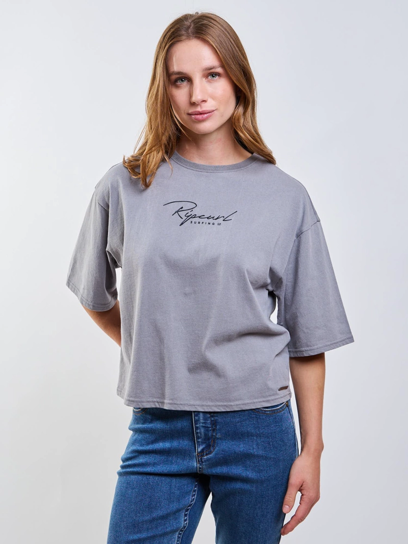 POLERA MC ALOHA VERDE MUJER RIP CURL - 5