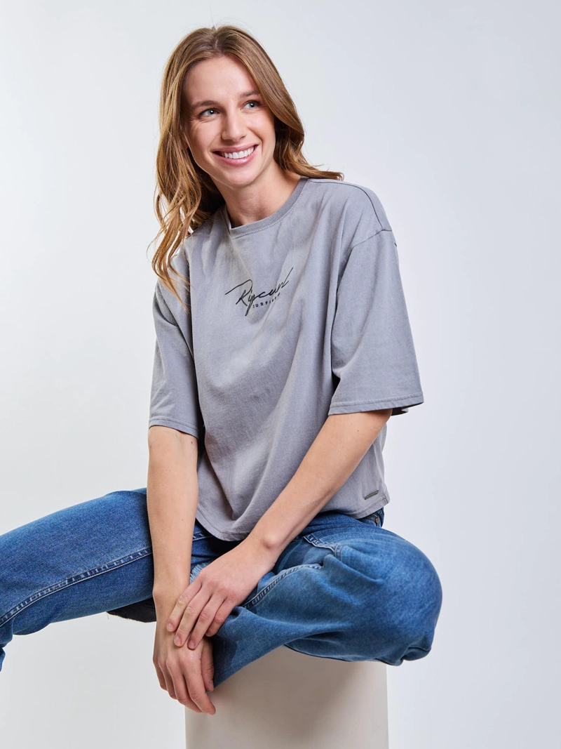 POLERA MC ALOHA VERDE MUJER RIP CURL - 6