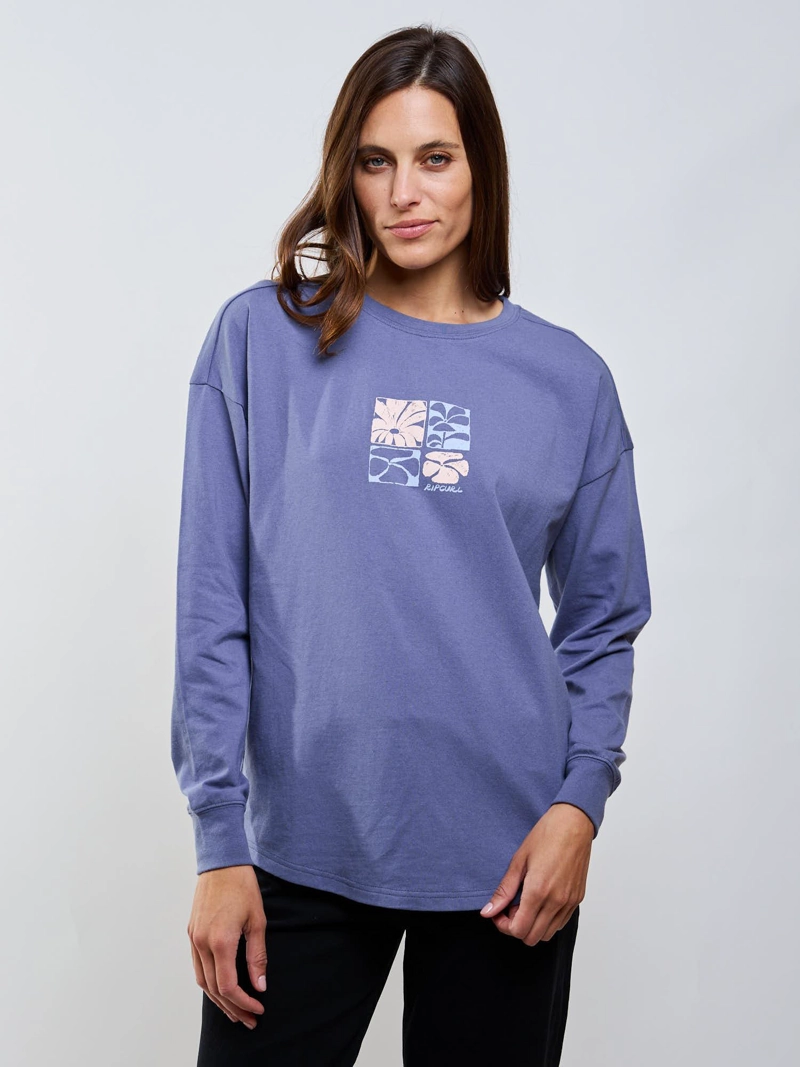 POLERA ML TIDE AZUL MUJER RIP CURL - 5