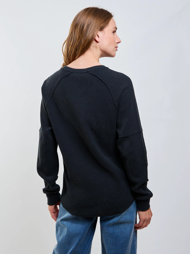 POLERA ML COASTLINE NEGRO MUJER RIP CURL - 2