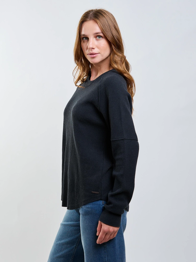 POLERA ML COASTLINE NEGRO MUJER RIP CURL - 3