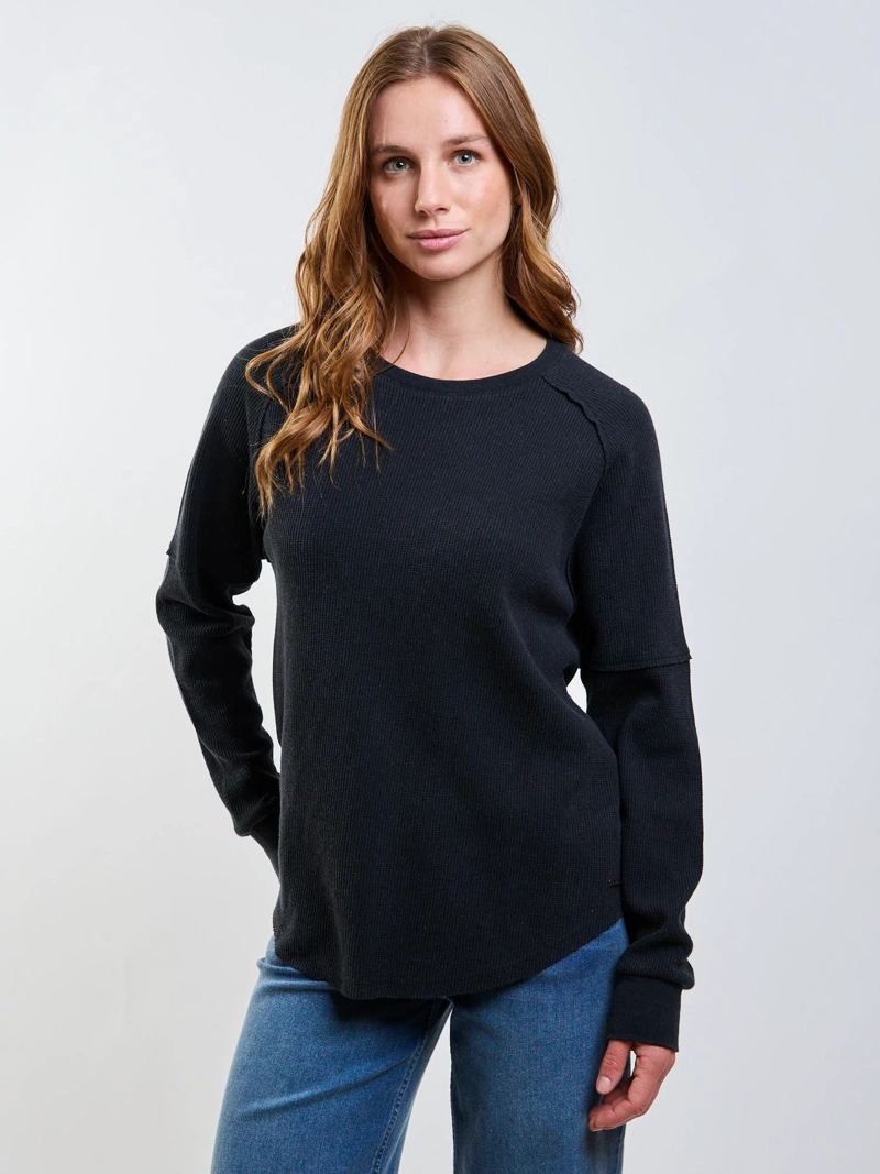 POLERA ML COASTLINE NEGRO MUJER RIP CURL - 5