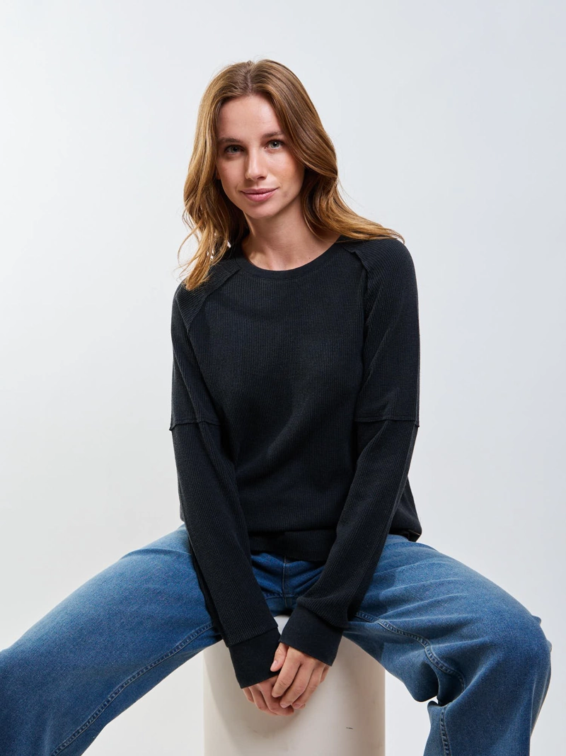 POLERA ML COASTLINE NEGRO MUJER RIP CURL - 6