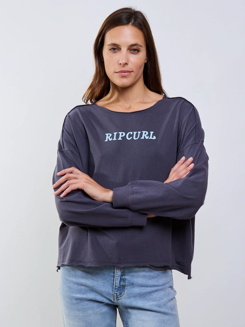 POLERA ML BREAKER GRIS MUJER RIP CURL - 1
