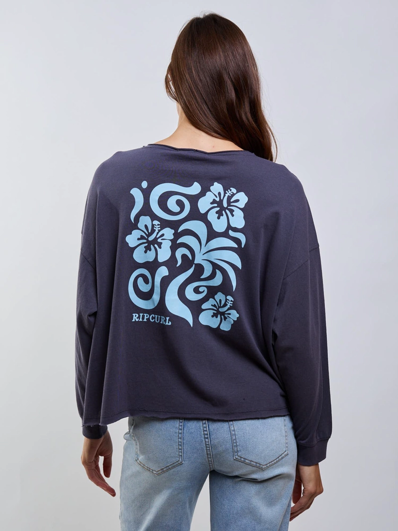 POLERA ML BREAKER GRIS MUJER RIP CURL - 2