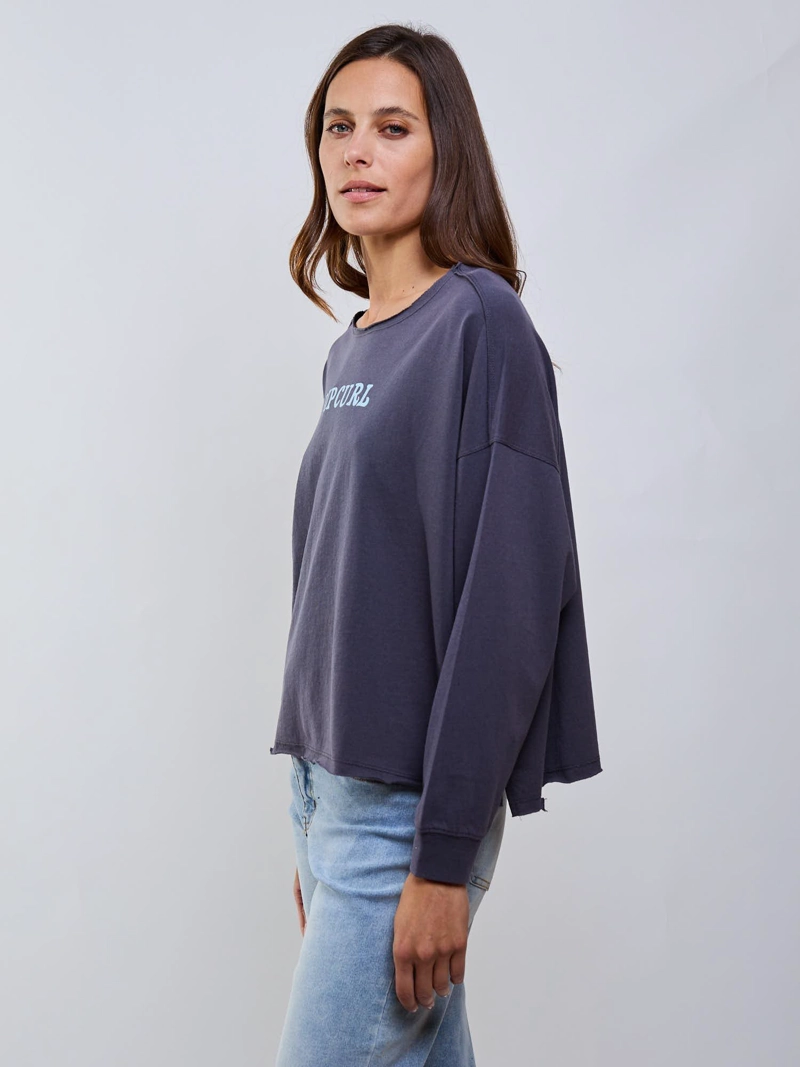 POLERA ML BREAKER GRIS MUJER RIP CURL - 3